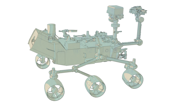 Imagen del Curiosity (Rover)