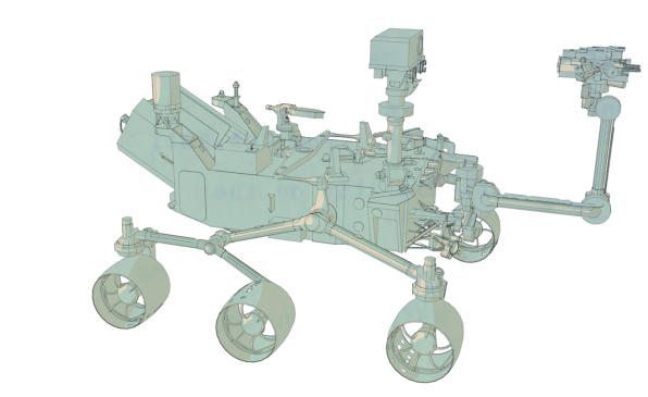 Imagen del Curiosity (Rover)